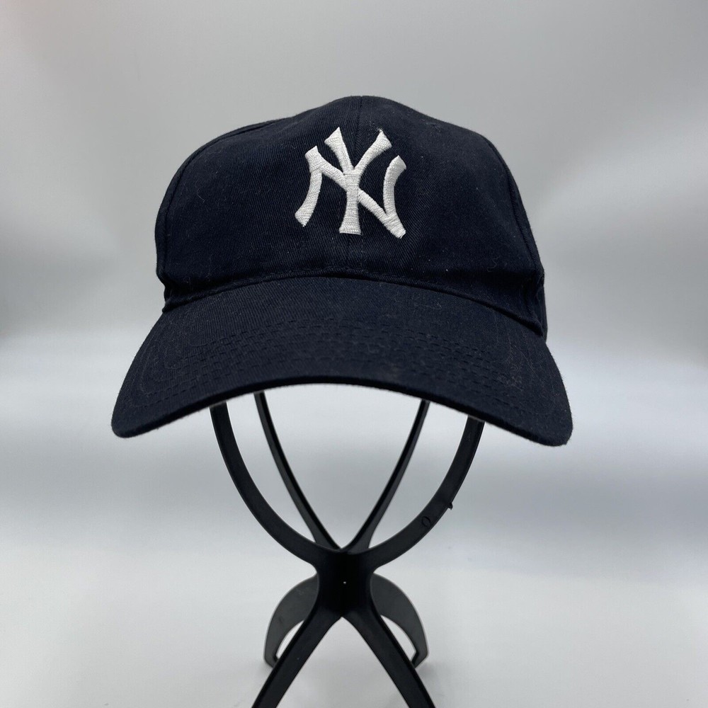 NEW YORK YANKEES HAT MLB BASEBALL NAVY BLUE ADJUSTABLE MVP TEAM LOGO CAP NEW 3C